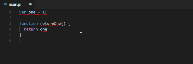 Eslint at work in VSCode